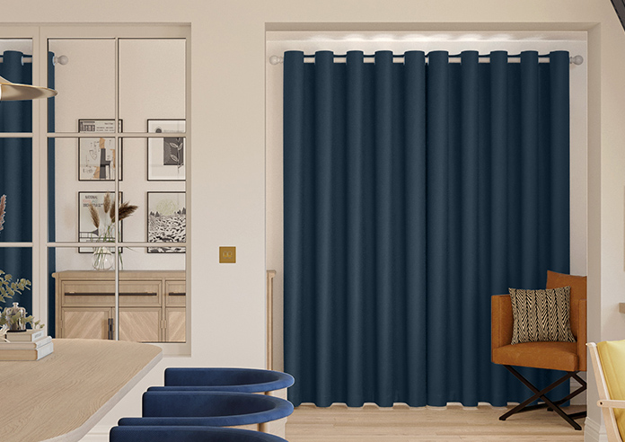 Hartford, Navy - Made to Measure Curtains - Image 7